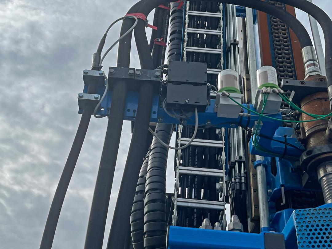 Schmierung eines Hochdruckspülkopfes 